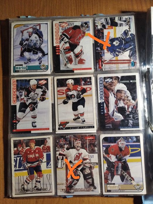 Хокейні картки Tomas Zizka 1998р.