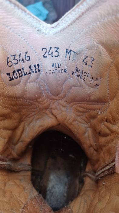 Botas em pele Loblan