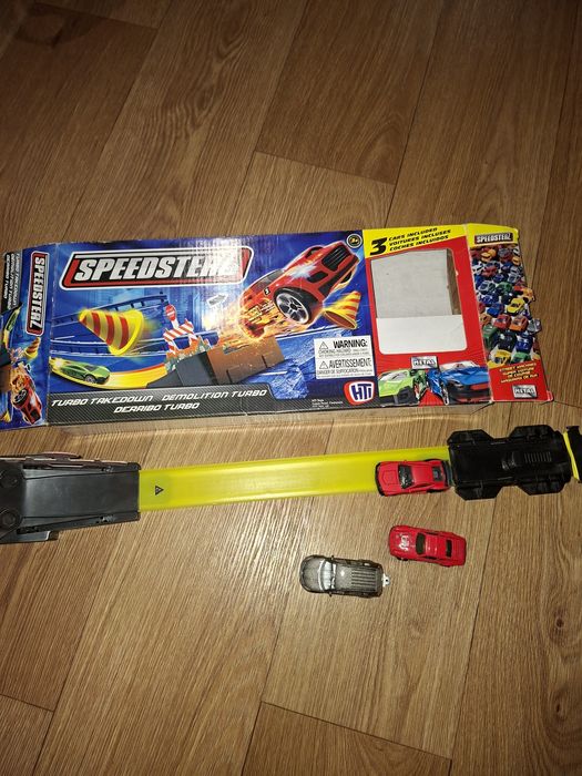 Автотрек для запуску Speedsterz Turbo Takedown дитячий 3  машинок