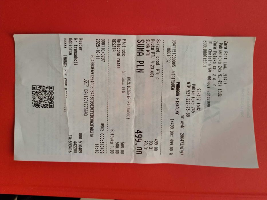 Męska kurtka zimowa puchowa ZARA roz. XL nowa