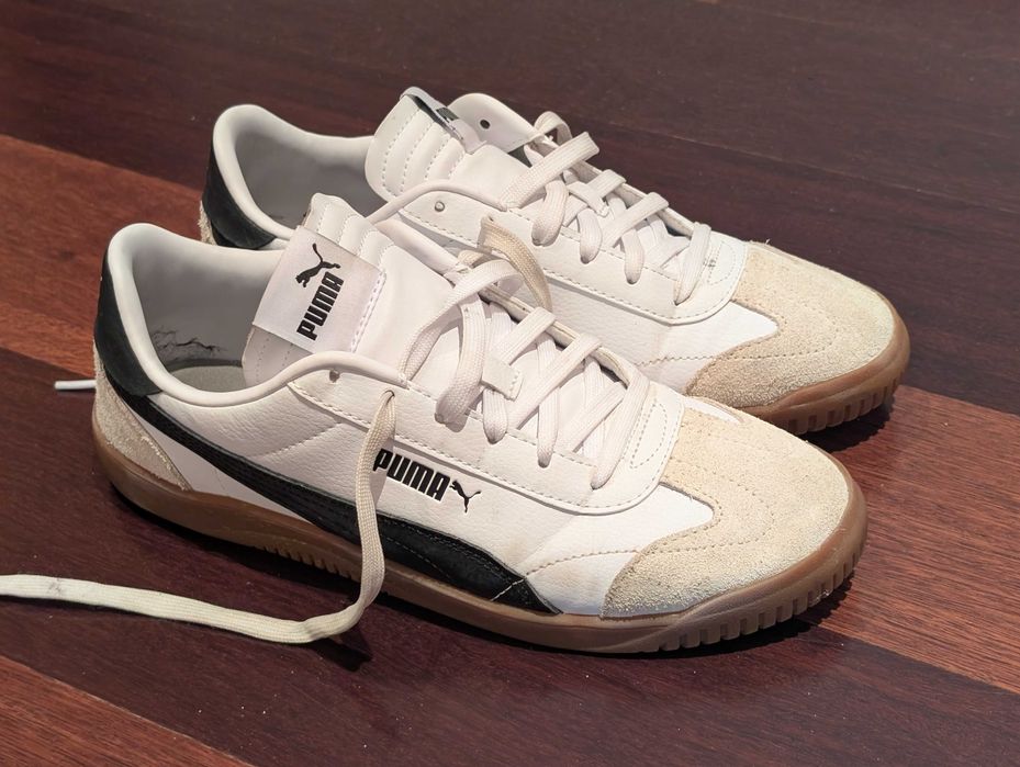 Sapatilhas/ténis Puma preto/branco/bege