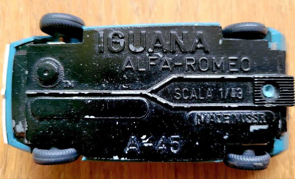 Дитяча колекційна модель Alfa Romeo Iguana 1:43, А-45, Made in USSR