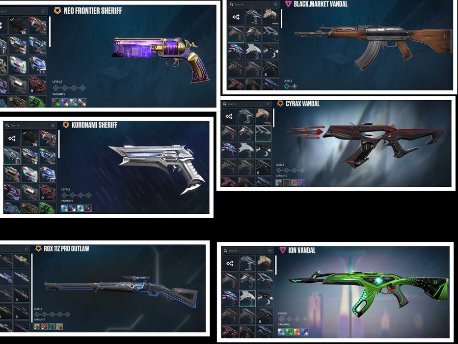 Продам свой ак Valorant//ценность ака ~60k+ vp