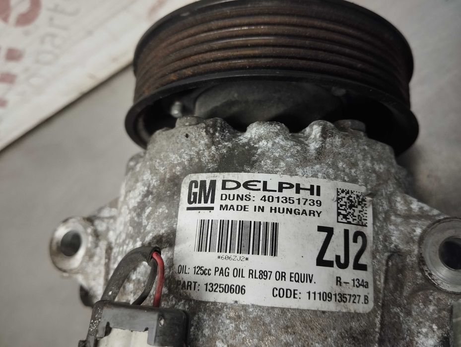 COMPRESSOR DO AC OPEL ASTRA J 1.7CDTI 401351739 13250606