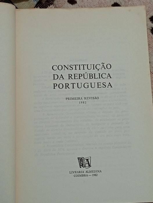 Constituição da República Portuguesa 1 Revisão