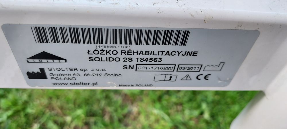 Łóżko szpitalne rehabilitacyjne STOLTER Solido 2S