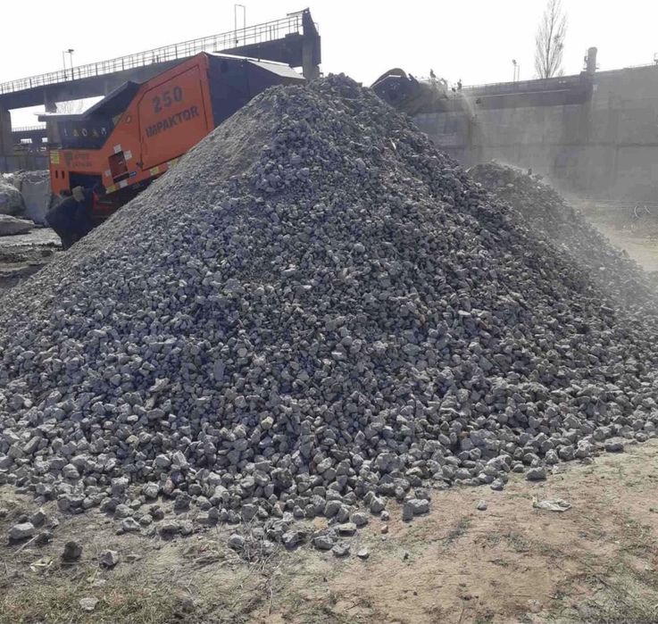 Доставка щебінь пісок відсів