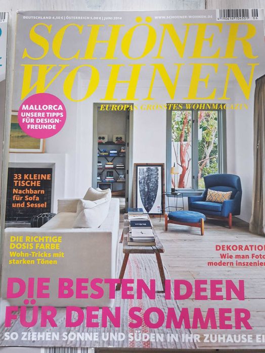 Gazeta wnętrzarska niemiecka Schoner Wohnen