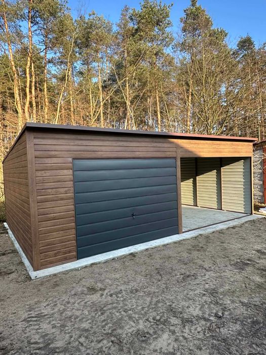 Garaże blaszane premium