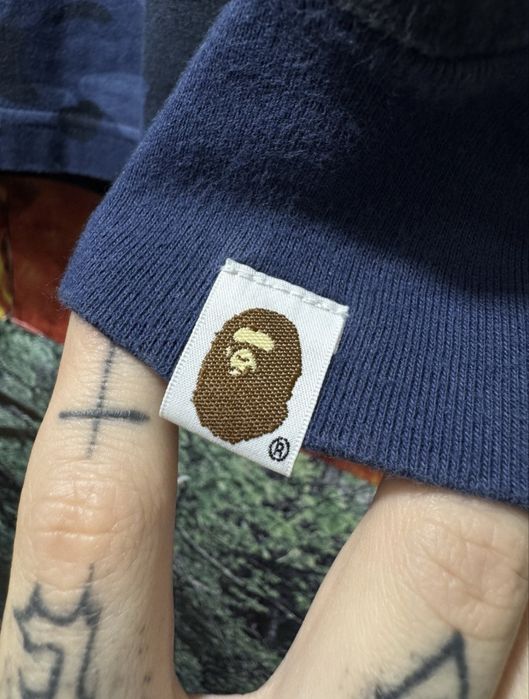 Лонгслив Bape Bathing Ape WGM Shark Camo