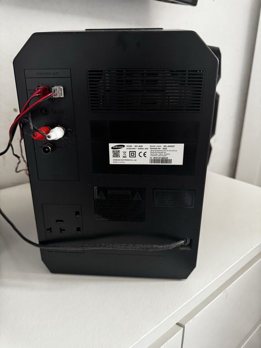 Radio Samsung Giga Sound Blast com 2 colunas - Bluetooth, USB, CD