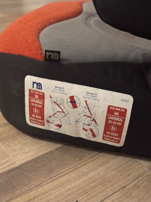 Дитяче автокрісло mothercare 15-25 кг  та 22-36кг