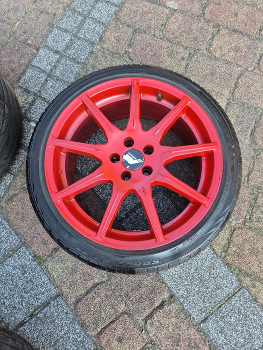 4 kola felgi 17 cali 5x100 autec sruby