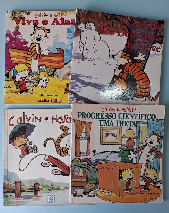 CALVIN & HOBBES - Vários livros em português, por Bill Waterson