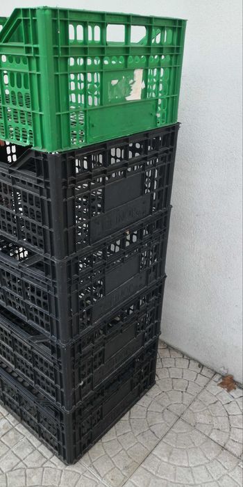 5 caixotes 60 X 40 X 21 cm