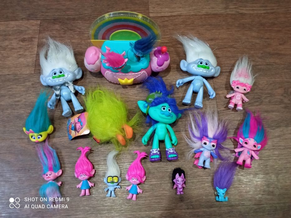 Кукла, Тролль Цветан,Розочка,Алмаз,Зельф,Mattel