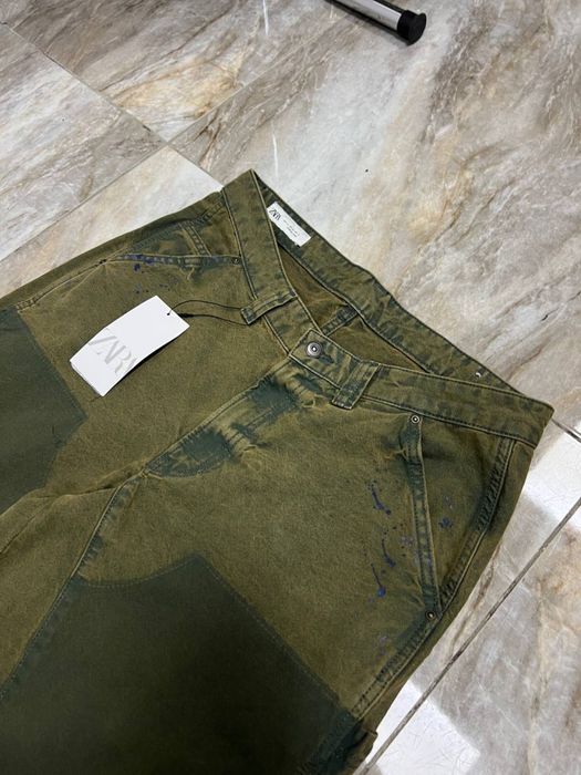 Нові широкі flared джинси zara jeans широкие baggy флейред джинсы зара rap opium y2k jaded racer