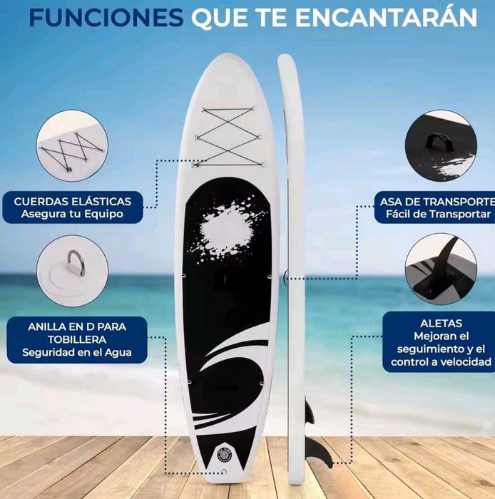 SereneLife Stand Up Paddle 320 cm (10'6") – Nova e Selada