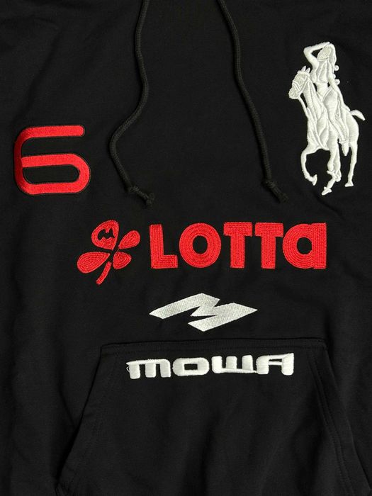 Худі Mowalola Atlanta Hooded Sweatshirt black кофта чорна худи