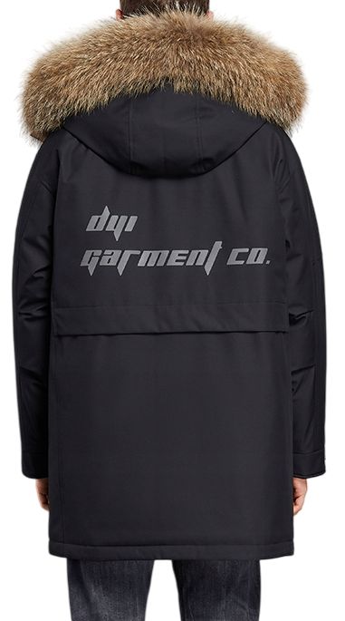 Kurtka męska zimowa puchowa długa