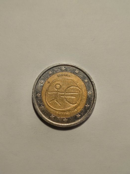 Moeda Comemorativa de 2€ - 10 Anos da União Económica e Monetária