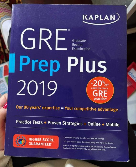 GRE Prep Plus 2019: Practice Tests (English Book)64285553157635120