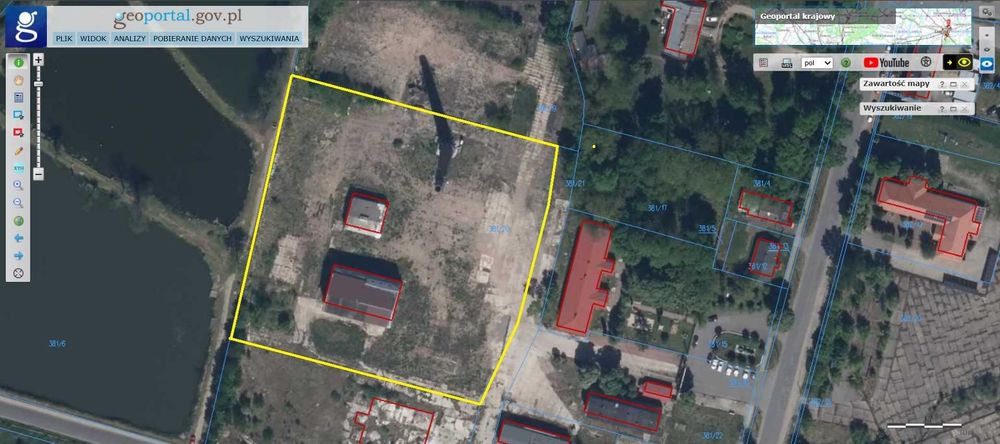 Działka Mała Wieś (powiat płocki) Zabytkowe budynki pod dotację,okazja