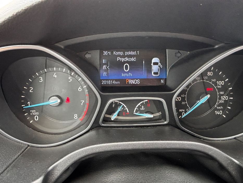 Ford focus mk3 2.0 b 162km 2016 r. Automat  wersja titanium najbogatsza wersja
