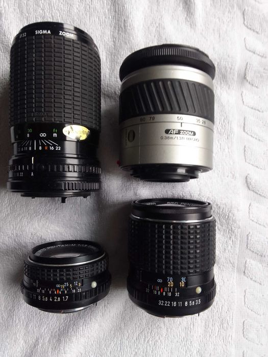 Фотообъективы   PENTAX , SIGMA, MINOLTA