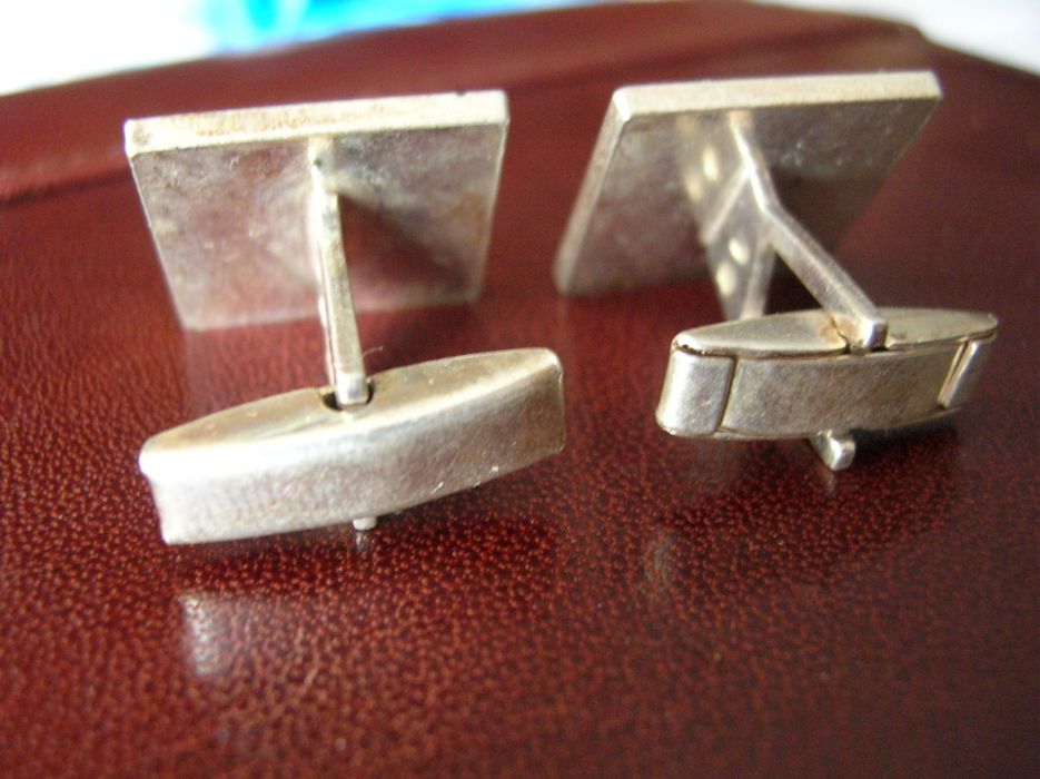 Kolekcja srebrne spinki Warmet 14,9 g srebro 800 PRL ideał