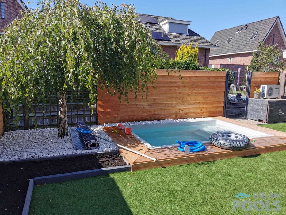 Basen poliestrowy 3,5x2,2x1,1m z wyposażeniem, PRODUCENT PL