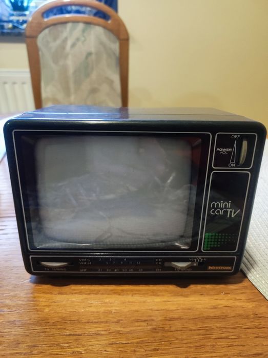 Mini car tv intervision telewizorek, kineskop