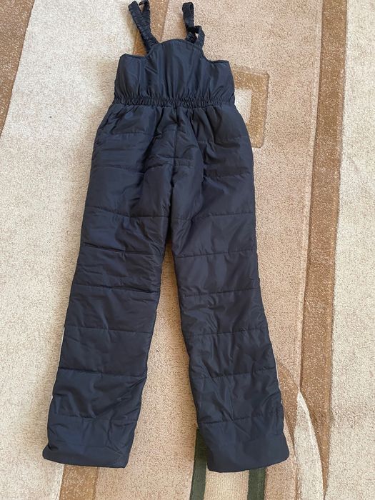 Зимовий напівкомбінезон штани на флісі новий розмір 134-140