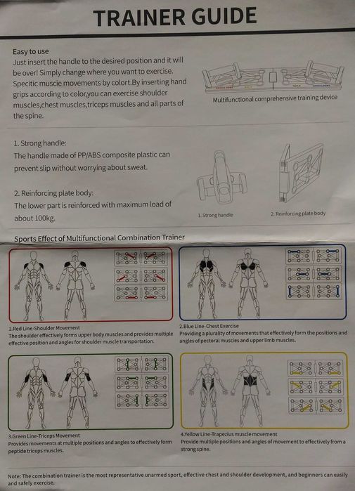 Prancha de flexões - Nova