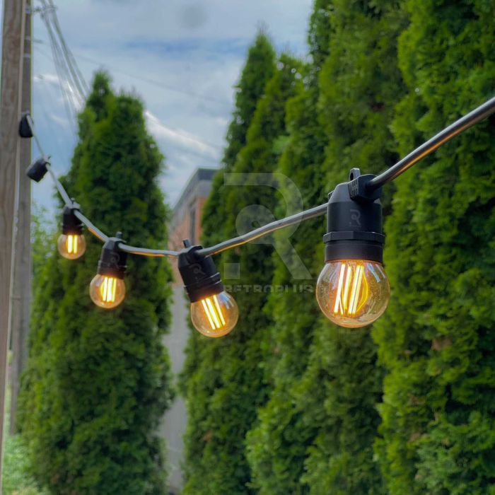 ЯРКАЯ гирлянда. Цена за метр з лампами 4вт. В наличии !