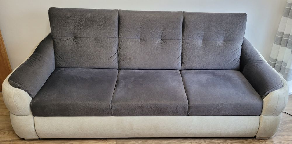 Sofa z funkcją spania + fotel