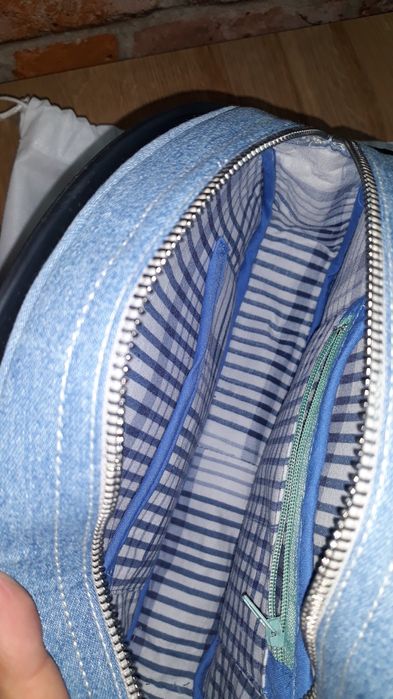 Jeansowy Organizer do O Bag moonlight
