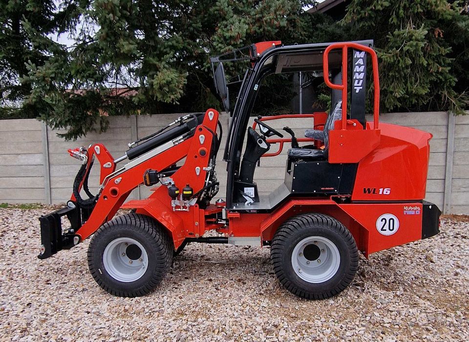 Ładowarka przegubowa MAMMUT WL16 , KUBOTA, BONDIOLI & PAVESI