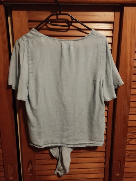 Camisa azul feminina Springfield