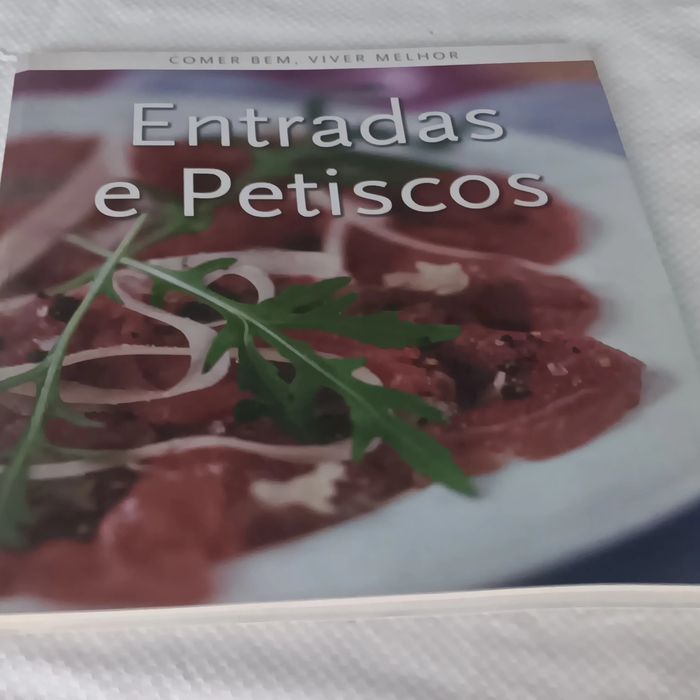 Livro de entradas e petiscos