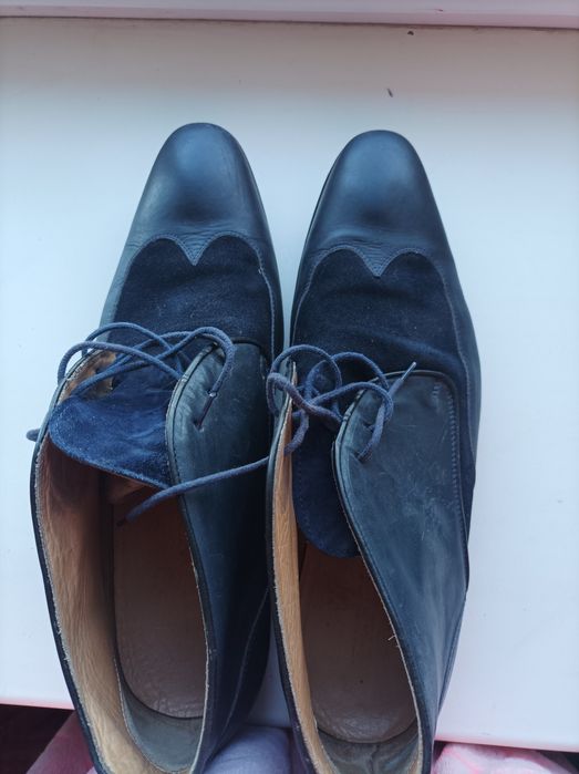 Туфли, бархатные тяги