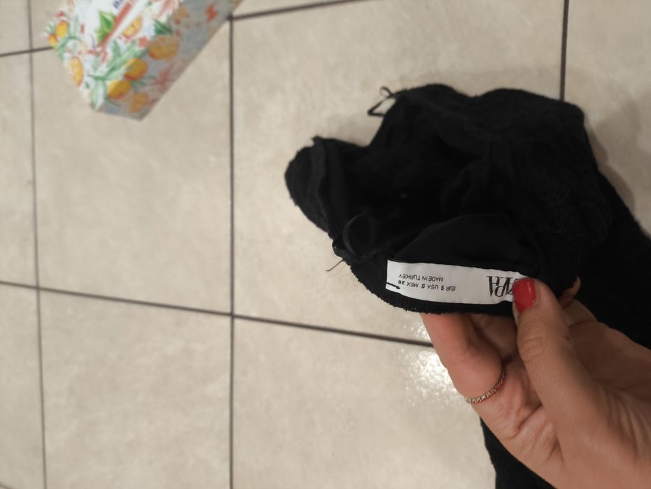 Zestaw 2 x sukienka mała czarna Zara Bershka s 36