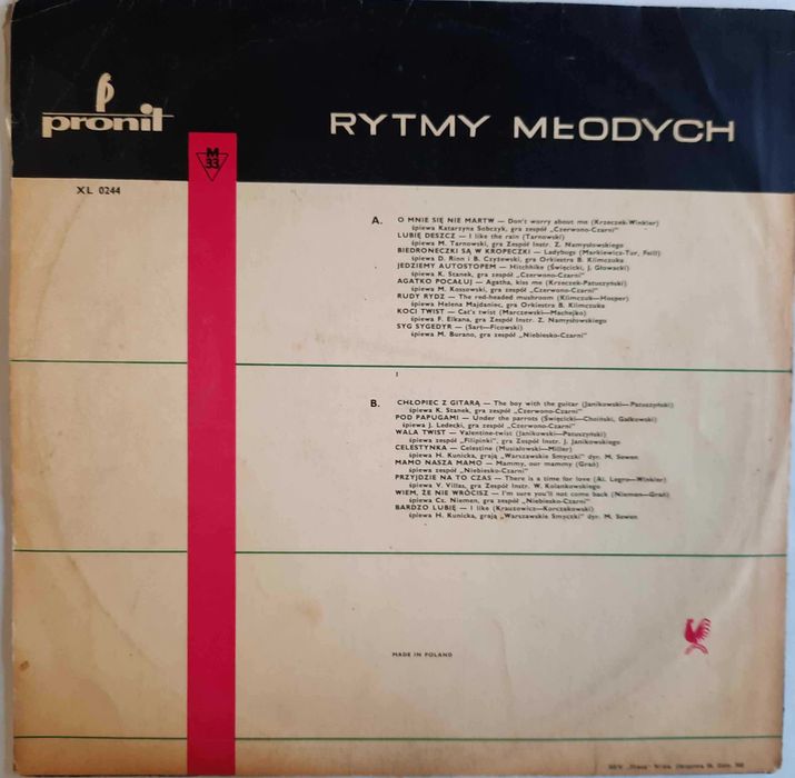 Rytmy Młodych Various Artists Winyl LP