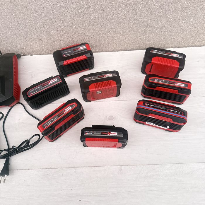 В наявності робочі батареї Einhell x-change!