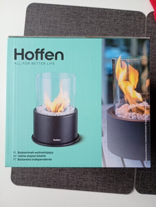 Biokominek wolnostojący okrągły