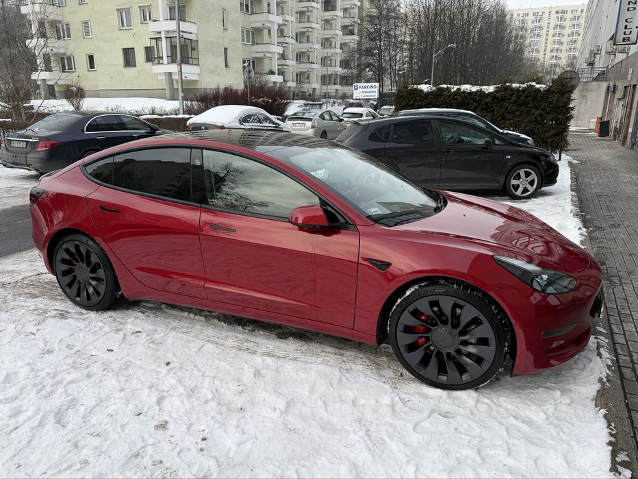 Tesla 3 Performance, 2021, Salon Polska, 1 właściciel, bezwypadkowy