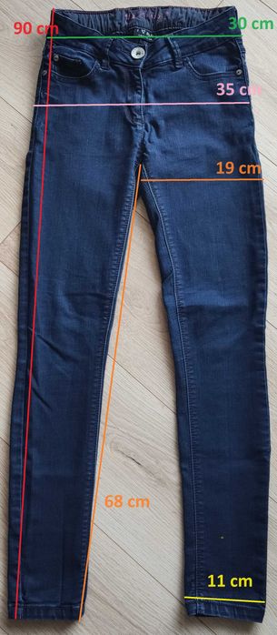 NEXT r. 152 cm jeans girl spodnie dżinsowe dziewczęce r. 152 cm (12 lat) super !