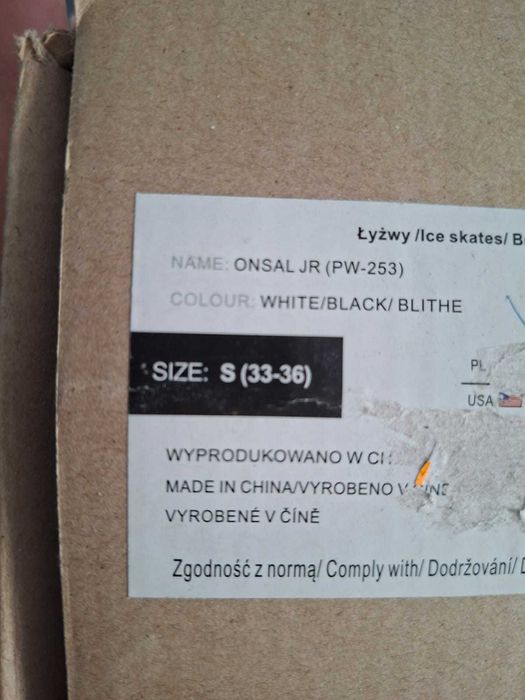 Łyżwy dziecięce damskie