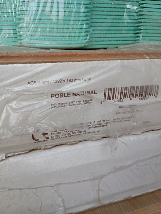 Pavimento Flutuante AC5 Roble Natural - 5,25€/m2