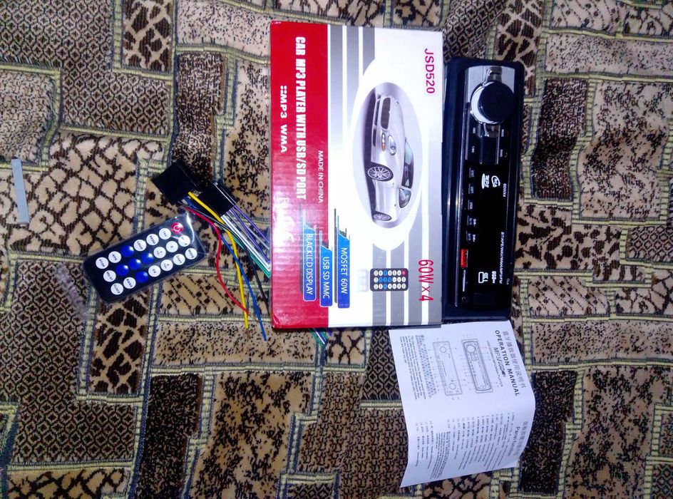 Магнітофон 4 на 65 ват 2 юсб вихода